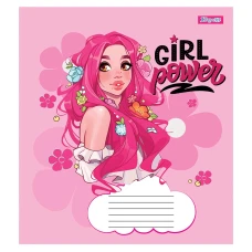 Зошит А5/12 арк кліт 1В Girl power, 766513