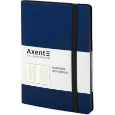 Книга записна Partner Soft, 125*195, 96арк, кліт, синя, 8206-02-A