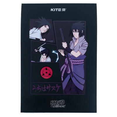 Блокнот-планшет A5, 50арк, клітинка, Naruto NR23-194-3 Kite