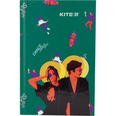 Книга записна А6, 80арк., кліт., тверда обкл., VIS19-199-1