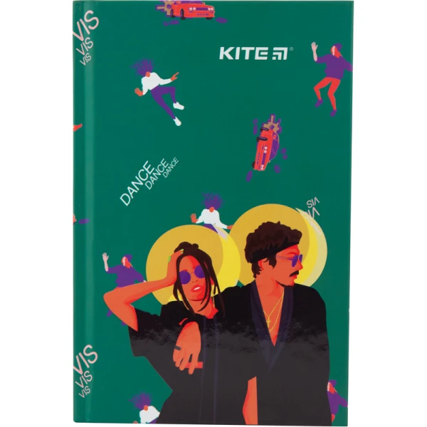 Книга записна А6, 80арк., кліт., тверда обкл., VIS19-199-1