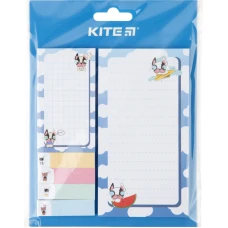 Блок паперу з клейким шаром, набір Funny dogs K22-299-2 Kite