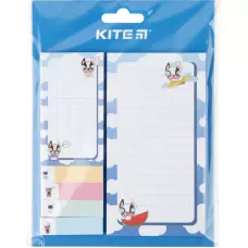 Блок паперу з клейким шаром, набір Funny dogs K22-299-2 Kite