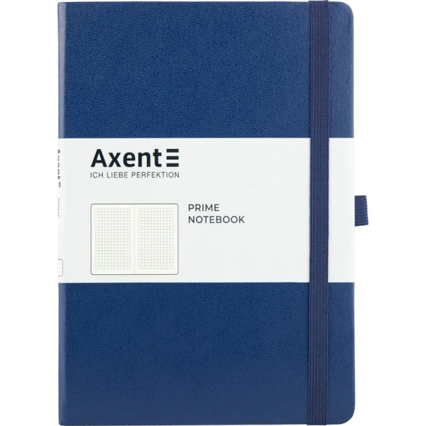 Книга записна Partner Prime, 145*210, 96арк, кліт, синя 8305-02-A