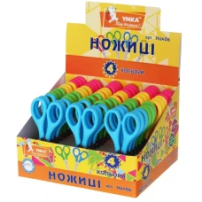 Ножиці дитячі, 12см, потовщ. ручки, асорті, НЦ406, Умка