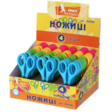 Ножиці дитячі, 12см, потовщ. ручки, асорті, НЦ406, Умка