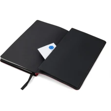 Книга записна Partner Soft, 125*195, 96арк, кліт, червона 8206-05-A