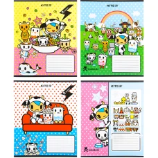 Зошит 12 арк., коса, софт тач + УФ лак, tokidoki TK22-235 Kite