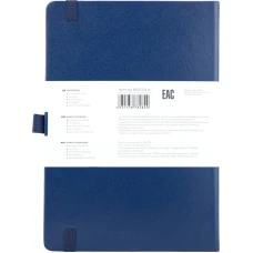 Книга записна Partner Prime, 145*210, 96арк, кліт, синя 8305-02-A