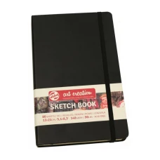 Блокнот для графіки Talens Art Creation 140г/м, 13*21см, 80л, чорний, Royal Talens