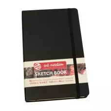 Блокнот для графіки Talens Art Creation 140г/м, 13*21см, 80л, чорний, Royal Talens