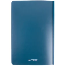 Блокнот пласт. обкл. двійна, А5+, 40 арк, кліт., Invisible mood K23-460-3 Kite