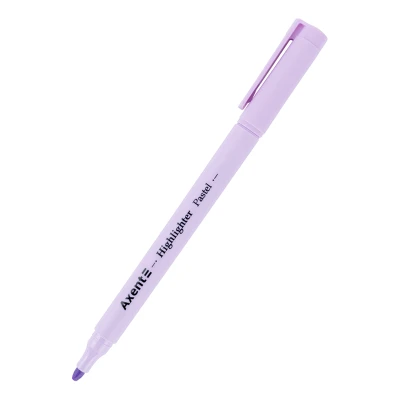 Маркер Highlighter Pastel 2533-A, 2-4 мм клиноп. лавандовий Axent
