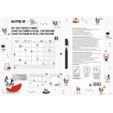 Планер настінний на місяць, А3, Funny dogs K22-470-3 Kite