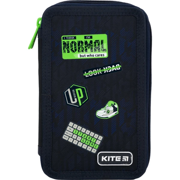 Пенал Kite 2 від., без наповнення K22-623-2 Tagline