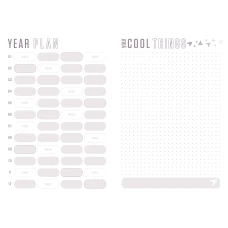 Діловий записник А6 недат. YES "Jet", м'який, 432 стр., білий 252039