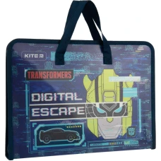 Папка-портфель на блискавці, 1 відділ., A4, Transformers TF22-202 Kite