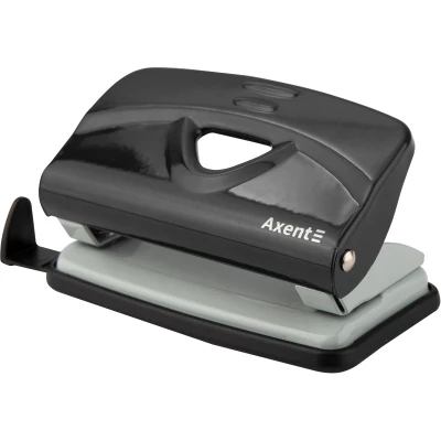 Діркопробивач Exakt-2 металевий, 10арк, чорний, 3910-01-A