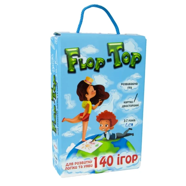Настільна розвиваюча гра 30868 (укр) "Flop-Top", в кор-ці 18,7-12-4,5см, 30868