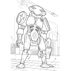Розмальовка А4 "Robot Heroes", 12 с. 741098