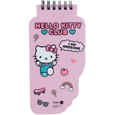 Блокнот пласт обкл., спіраль, А5, 50арк., нелінований Hello Kitty HK22-465