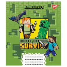Зошит А5/12 арк кліт YES Minecraft, 766527