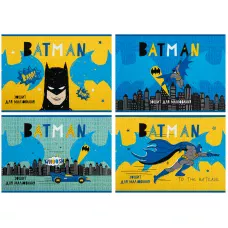 Зошит для малювання, 24 арк., скоба, софт тач + УФ лак, DC comics DC23-242 Kite