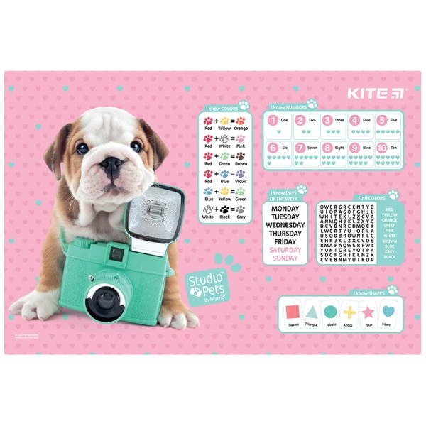 Підкладка настільна, 42,5*29см. PP Studio Pets SP22-207-02 Kite