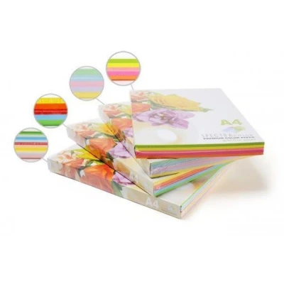 Папір кольоровий Spectra Color Mix, A4 80 г/м2, 10*10/100арк., неон 1001