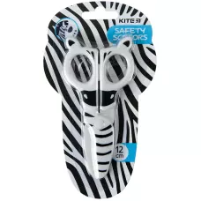 Ножиці дитячі пластикові, безпечні, 12см. Zebra K22-008-02 Kite