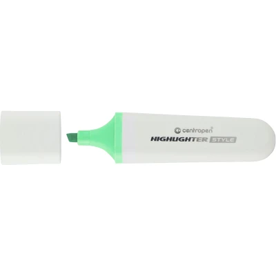 Маркер Highlighter Style 6252 1-4,6 мм клиноп. пастел. зелений, Centropen
