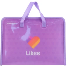 Папка-портфель на блискавці, 1 відділ., A4, Likee LK22-202 Kite