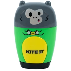 Точилка з контейнером та гумкою Jungle, асорті K23-366 Kite