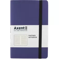 Книга записна Partner Soft, 125*195, 96арк, кліт, т. синя 8206-38-A
