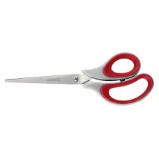 Ножицi Duoton Soft, 21см, сiро-червонi 6102-06-А
