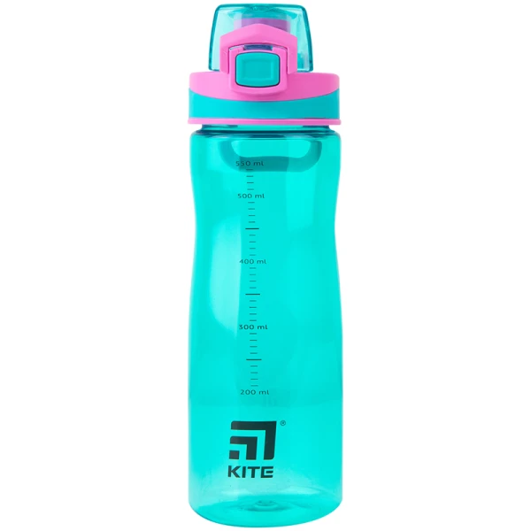 Пляшечка для води, 650 мл, бірюзова K23-395-2 Kite