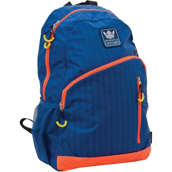 Рюкзак молодіжний YES Х229 "Oxford", синьо-помаранчовий, 30.5*16.5*47см., 552996