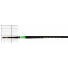 Синтетика кругла, Green stripe 1019, № 6, д.р. пензель KOLOS