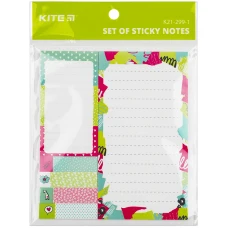 Блок паперу з клейким шаром, набір Color K21-299-1 Kite