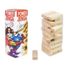 Настільна гра Strateg Power Jenga 48 брусків українською мовою 30275