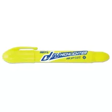 Маркер DRY Highlighter, жовтий, флуоресцентний, Amos