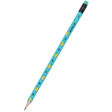 Олівець графітний з гумкою Bananas, 36шт., туба K21-056-4 Kite