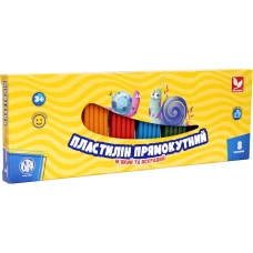 Пластилін прямокутний 8 кольорів 303116002-UA Школярик