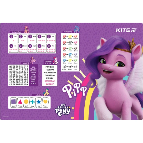 Підкладка настільна, 42,5*29см. PP Little Pony LP23-207 Kite