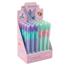 Ручка гелева "пиши-стирай" Smart 5, синя K23-098-2 Kite