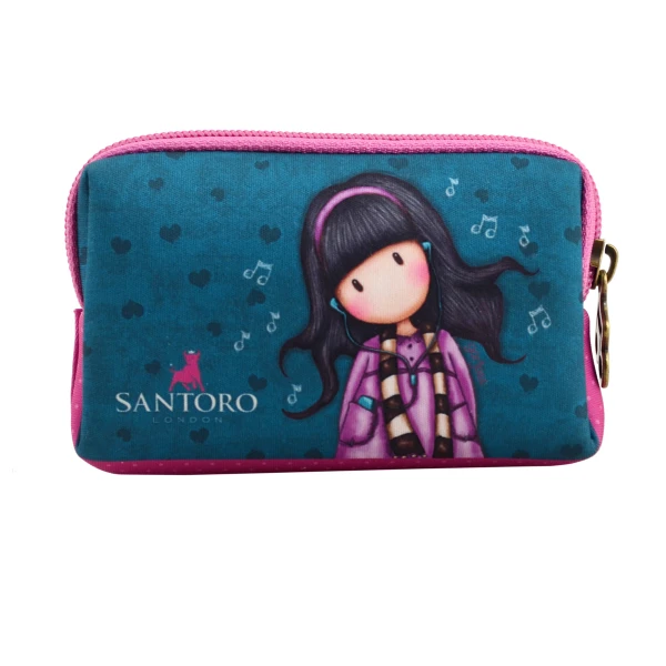 Гаманець неопреновий W-01 "Santoro Little Song", 8*12*2см., 532708