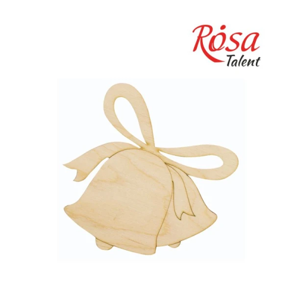 Заготовка "Дзвоники", фанера, 10х10см, 4шт, ROSA Talent