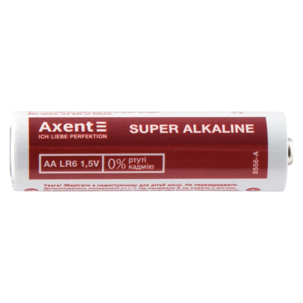 Елемент живлення AXENT АА LR6 1.5V, (лужний) 5556-A (4шт./уп.)