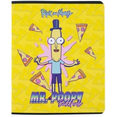 Зошит 24 арк., клітинка, софт тач + УФ лак, Rick and Morty RM23-238 Kite