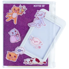 Блокнот силіконова обкладинка, 80 арк., Purple cats K22-462-2